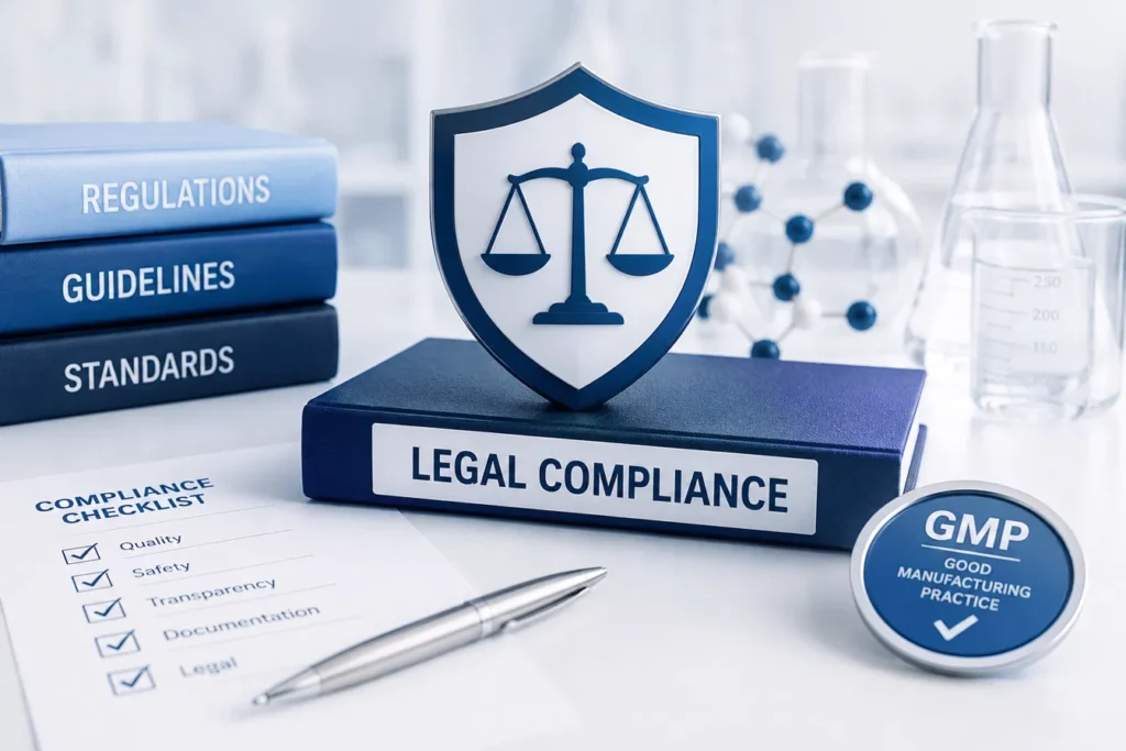 polygon peptides legal awareness and compliance for uk research peptide suppliers gmp