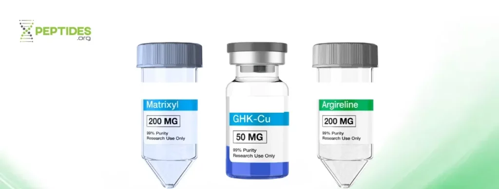 polygon peptides matrixyl ghk cu argireline vial