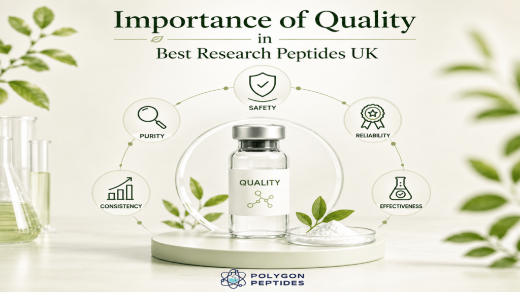 polygon peptides importance quality research peptides uk