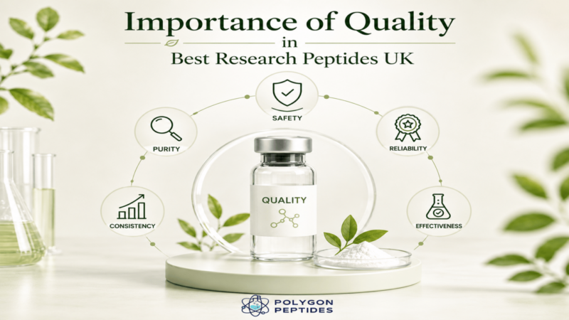 polygon peptides importance quality research peptides uk