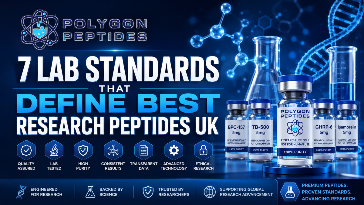 7 lab standards that define best research peptides uk