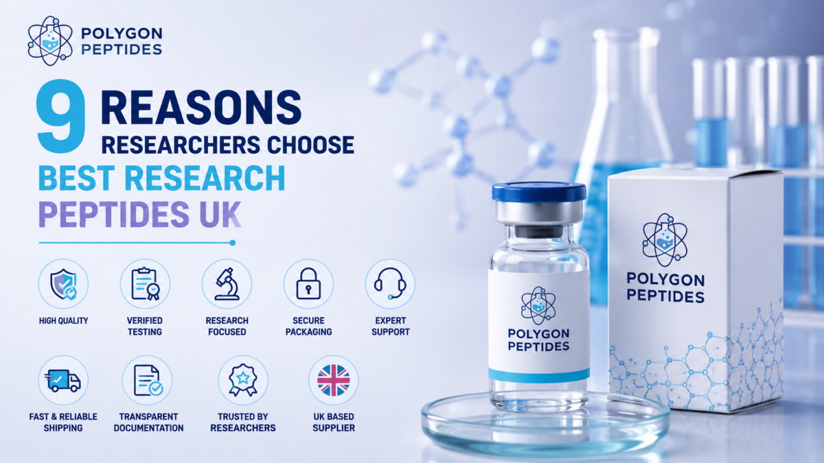 9 reasons researchers choose best research peptides uk