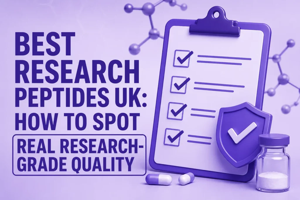 Best Research Peptides UK: How to Spot Real Research-Grade Quality polygon peptides best research peptides uk first trust test research grade quality checklist