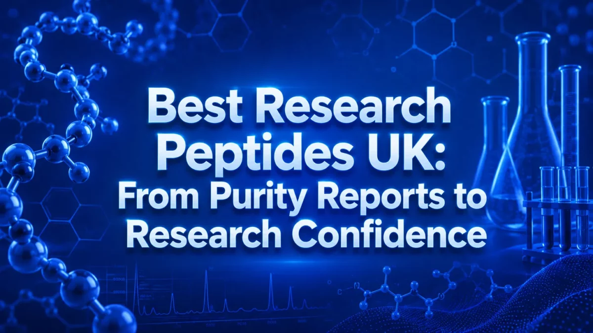 best research peptides uk from purity reports to research confidence