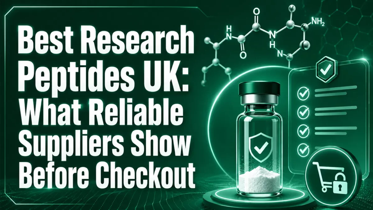 best research peptides uk what reliable suppliers show before checkout