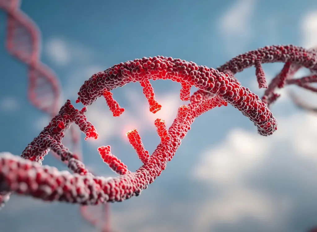 dna double helix structure peptide research uk laboratory