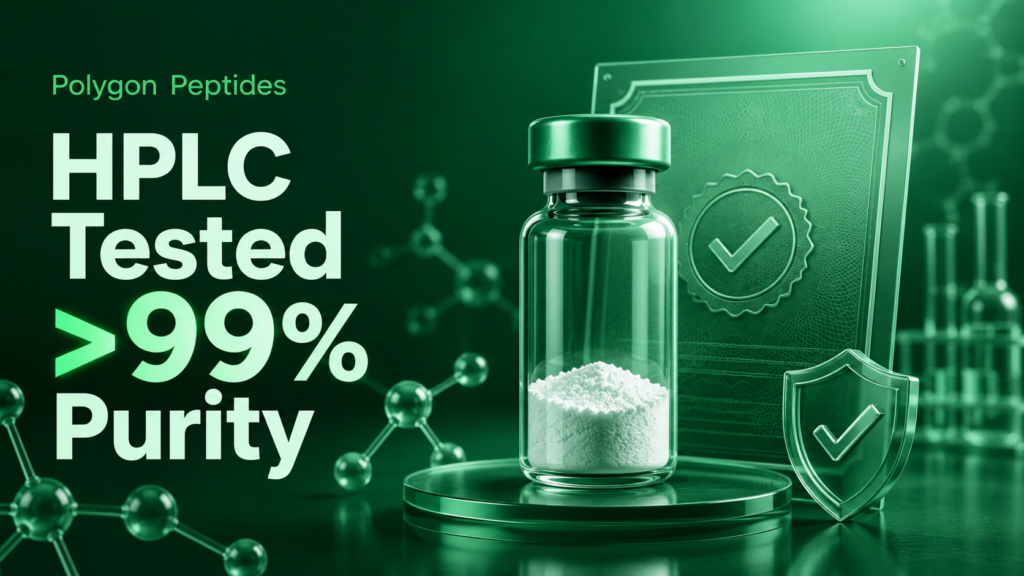 best research peptides uk alpha helix peptide 3d structure identity verification