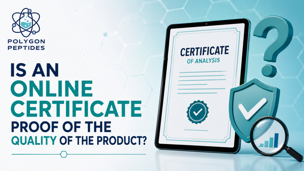 Best Research Peptides UK: Understanding Certificates of Analysis Bes research peptides uk