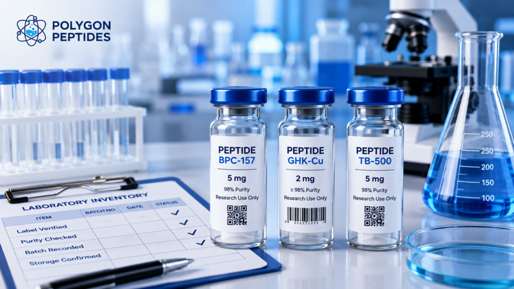 peptide vial labels uk